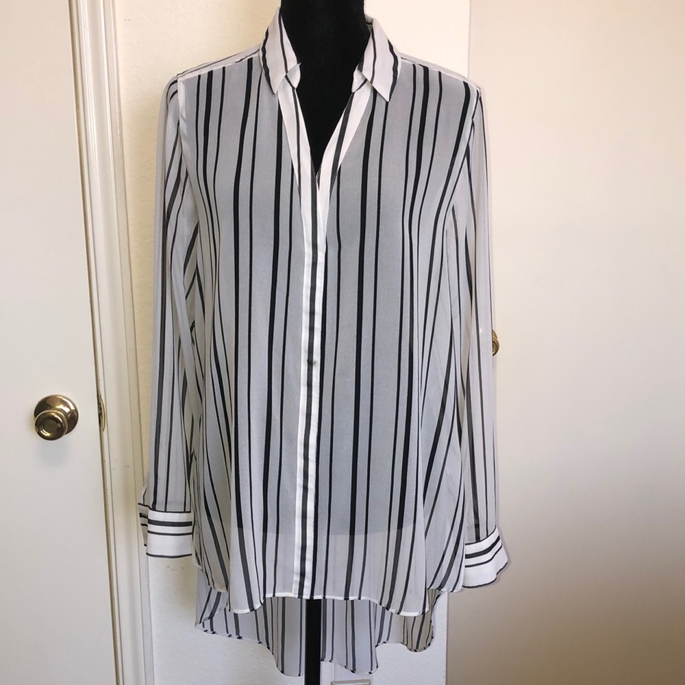 WHBM Striped shirt Size 14